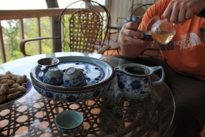 Tea on Mt. Laoshan (Photo by Jordyn Dahl).