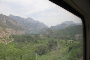Mountains outside of Beijing.