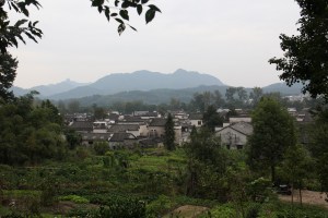 The hill behind Hongcun is a great place to escape the crowds and get a better view of the village.