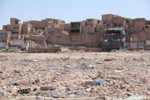 Kashgar's old city is being torn down and being replaced with more "Tourist-friendly" construction.