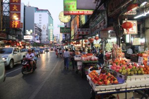 As night falls, Chinatown comes alive with even more street carts.