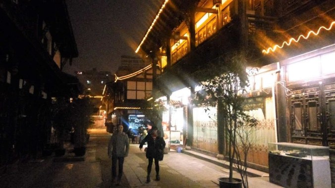 Chengdu alleys.