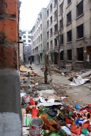 Parts of downtown Chengdu have been slated for demolition.