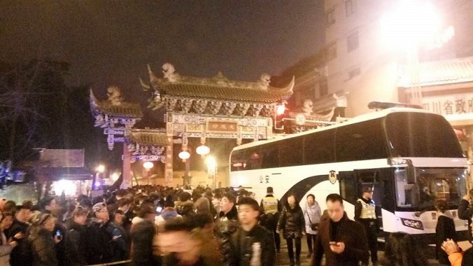 Wenshu Monastery on New Year's Eve