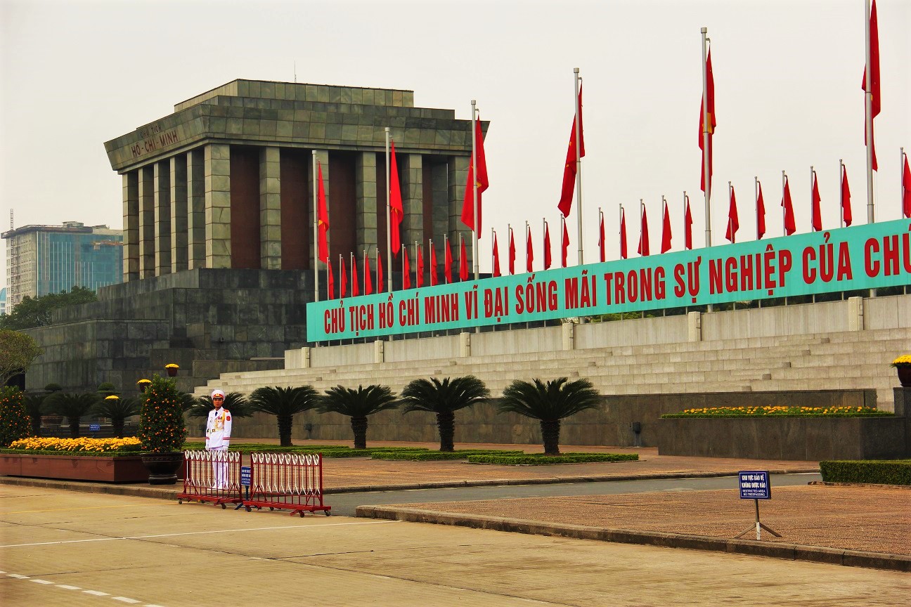 Uncle Ho rests here.