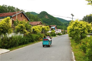 The village outside of the Koguryo site.